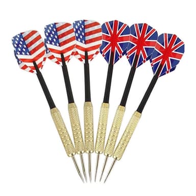 12 stk 18g piler Dart Dartkasting Dartkast Dartpiler i messing