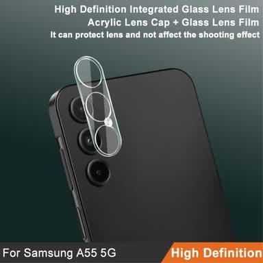 IMAK til Samsung Galaxy A55 kameralinsedeksel i herdet glass linsefilm