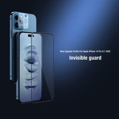 iPhone 14 Pro Max NILLKIN 2 i 1 herdet glass+kamera-skjermbeskytter