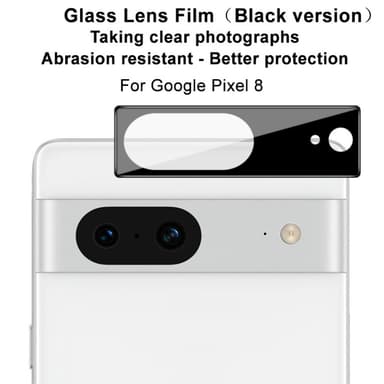 IMAK til Google Pixel 8 kameralinsedeksel i herdet glass linsefilm