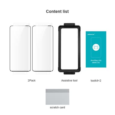 NILLKIN til Xiaomi 13 Pro PMMA 2-pakke Fullt Deksel Buet