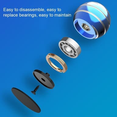 Fidget Spinner Gyro Fidget Relaxation Sphere Roterende Ball 45mm