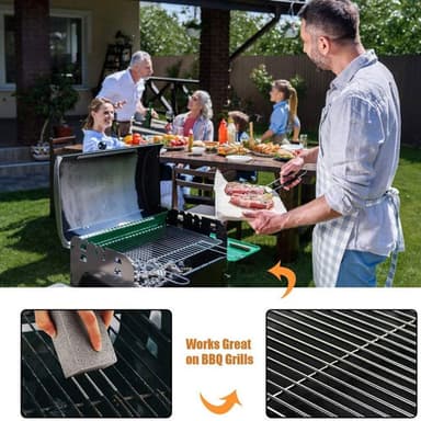 Grillskurestein BBQ Murstein Rengjøringsblokk Pimpstein