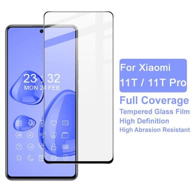 Xiaomi 11T/11T Pro IMAK Pro+ Fullt Herdet Glass Svart