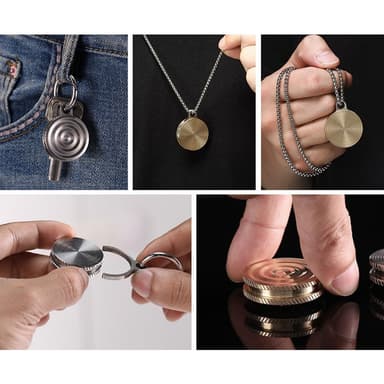 Fidget Spinner Gyro Fidget Relaxation Star Gyro Kobberstripe