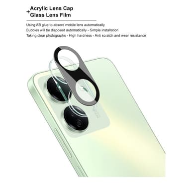 IMAK til Redmi 13C kameralinsedeksel Herdet glasslinsefilm