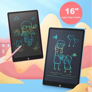 JX-16 16-tommers LCD-skriveblokk Tegneblokk Scribble Pad
