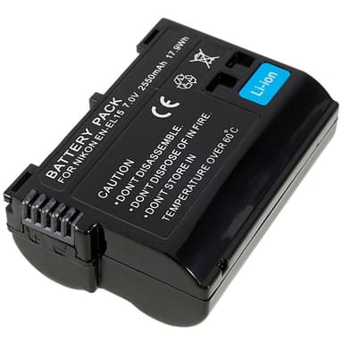 For Nikon D7000 7.0V 2550mAh kamera batterikode: EN-EL15