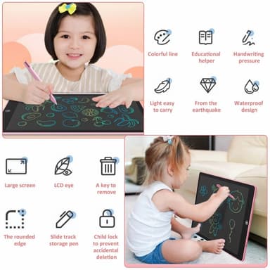 JX-16 16-tommers LCD-skriveblokk Tegneblokk Scribble Pad