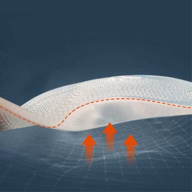 Innersåle Flat Foot Support Innleggssåler med høy hæl smertelindring - S