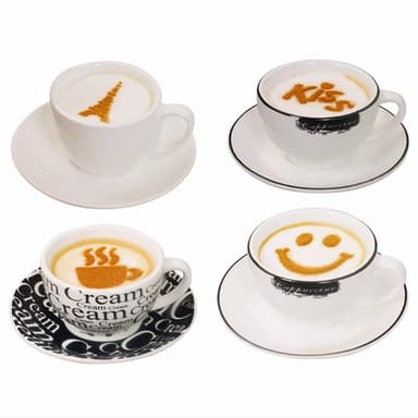 16 stk Kakesjablonger Dekorasjon Kakekaker Baking av kaffe