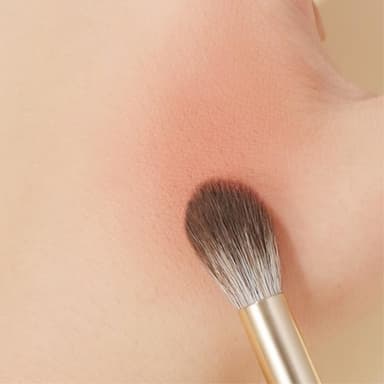 8 stk Øyenskygge børstesett Soft Fiber Eye Makeup-børster+veske