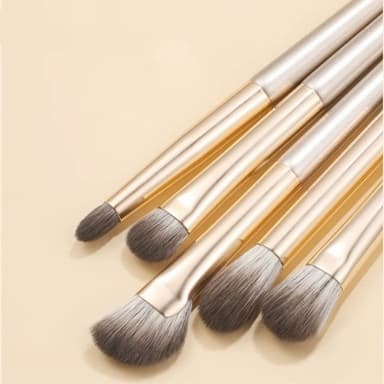 8 stk Øyenskygge børstesett Soft Fiber Eye Makeup-børster+veske