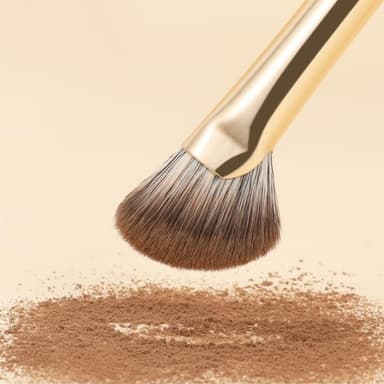 8 stk Øyenskygge børstesett Soft Fiber Eye Makeup-børster+veske
