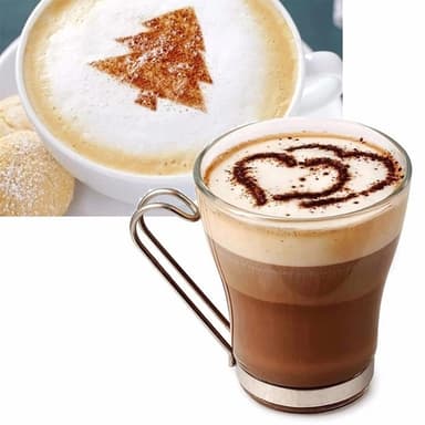 16 stk Kakesjablonger Dekorasjon Kakekaker Baking av kaffe