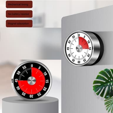 Kjøkkentimer Timer Magnetisk mekanisk for matlagingstiming osv