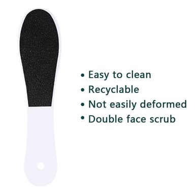 Foot Fil Callus Remover Dobbeltsidig fotskrubber for død hud