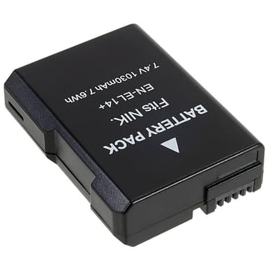 EN-EL14+Batteri til Nikon D3000 D3100 D3200 D3300 D3400 Etc