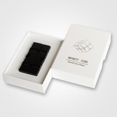 Fidget Spinner Relaxation Infinite Cube Metal Flip Cube Rød