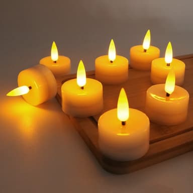 12 stk LED-lys batteri elektronisk lys - varmt hvitt lys
