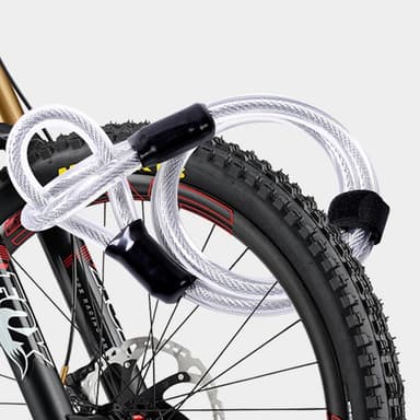 Tyverisikring Jumper Lock Moped Sykkelscooter med sikkerhetskabel