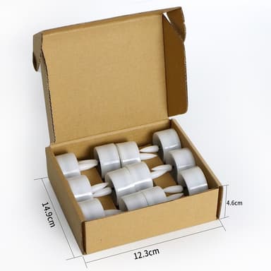 12 stk LED-lys batteri elektronisk lys - varmt hvitt lys