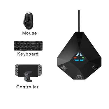 Kompatibel med Nintendo Switch tastaturmusomformer