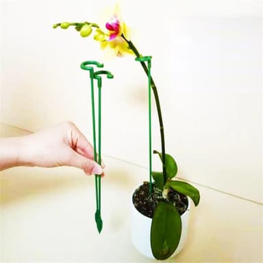 3stk 58cm plantestøtteblomsterplante Enkeltstilket glassfiberstøttestang