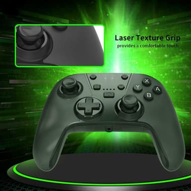 Trådløs spillkontroller kompatibel med Nintendo Switch/Lite/OLED/PC/Steam Deck