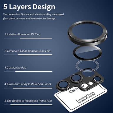For Samsung Galaxy S25+ Kameralinsebeskytter ENKAY Metallring Linsefilm