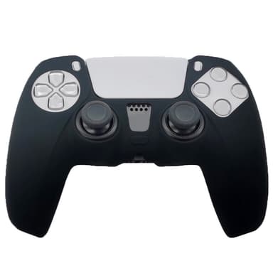 For Sony PlayStation 5 PS5 Silikonetui Anti-Slip Beskyttelse - Svart
