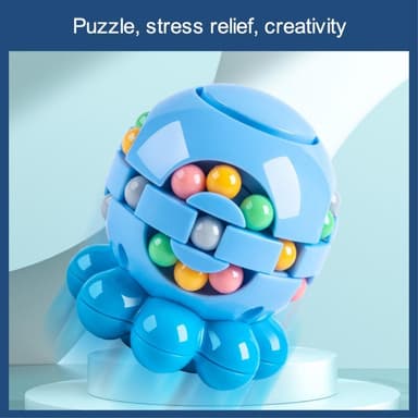 Magic Bean Fidget Toy Puzzle Leketøy Blekksprut Stressavlastning