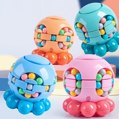 Magic Bean Fidget Toy Puzzle Leketøy Blekksprut Stressavlastning