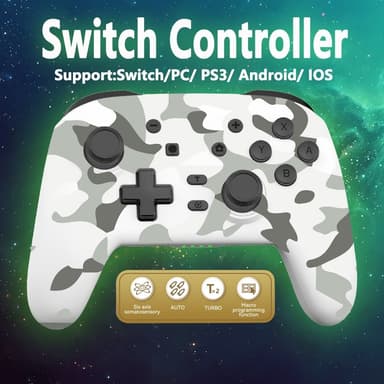 Kompatibel med Nintendo Switch Bluetooth Control Gamepad Turbo-funksjon