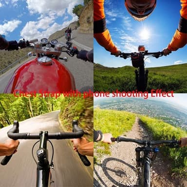 5-i-1 actionkameratilbehør Sett hodestroppklips osv for GoPro