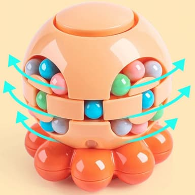 Magic Bean Fidget Toy Puzzle Leketøy Blekksprut Stressavlastning
