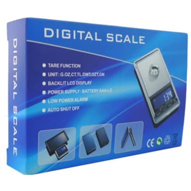 Digital gullsmedskala 0,01 g til 100 gram