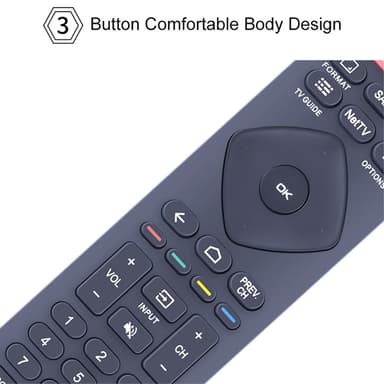 TV-fjernkontroll Erstatning for NH800UP/RF402A-V14 Philips TV