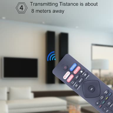 TV-fjernkontroll Erstatning for NH800UP/RF402A-V14 Philips TV