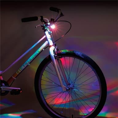 Sykkellykt med Disco-effekt