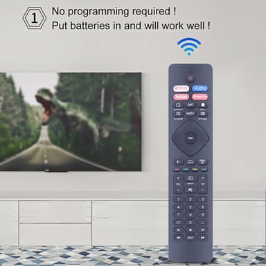 TV-fjernkontroll Erstatning for NH800UP/RF402A-V14 Philips TV