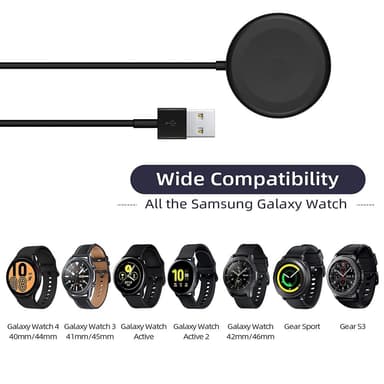 Lader til Samsung Galaxy Watch6 Classic 43 47mm Watch4 Classic 42 46mm