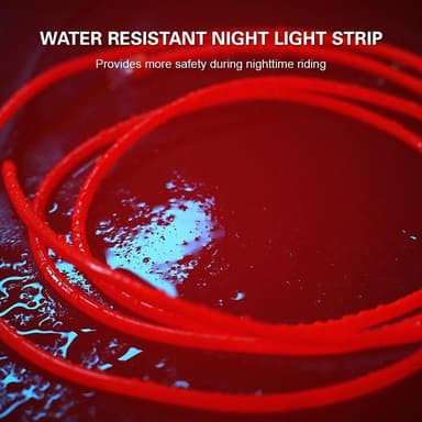 LED-stripe for scooterbil motorsykkel etc 3 lysmoduser - lilla