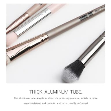 13stk øyesminkebørstesett for øyenskygge eyeliner og blanding