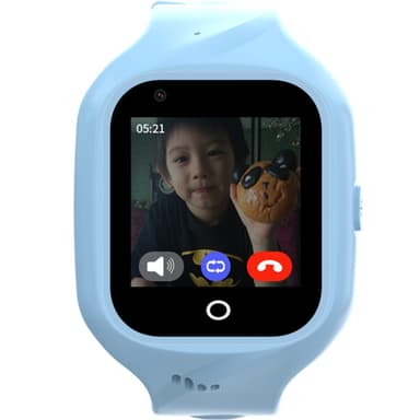 Celly Kidswatch 4G Smartwatch for barn Blå + rosa rem