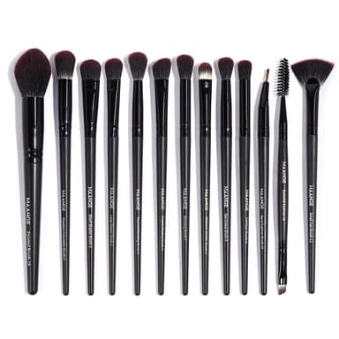 13stk øyesminkebørstesett for øyenskygge eyeliner og blanding