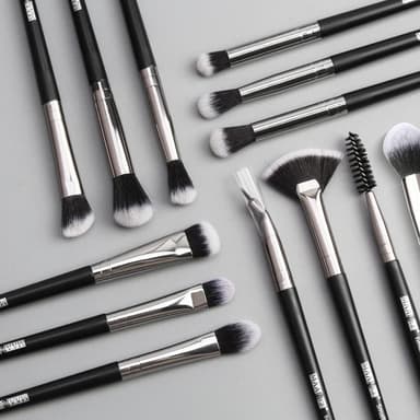 13stk øyesminkebørstesett for øyenskygge eyeliner og blanding