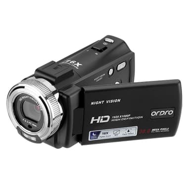 1080P Full HD-videokamera Støtter nattsyn Vlog Youtube-kamera