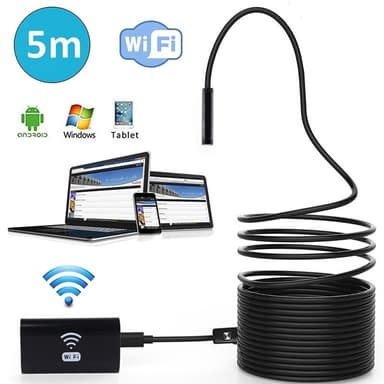 Inspeksjonskamera for Android og PC - 8-LED og 5 m kabel