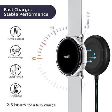 Lader til Samsung Galaxy Watch6 Classic 43 47mm Watch4 Classic 42 46mm